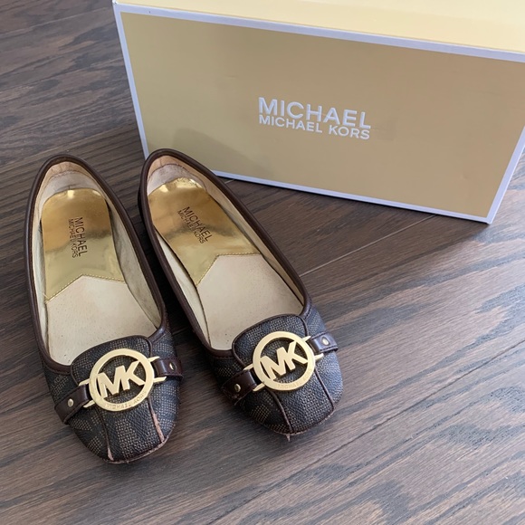 Michael Kors Shoes - Michael Kors Fulton Moc brown flats